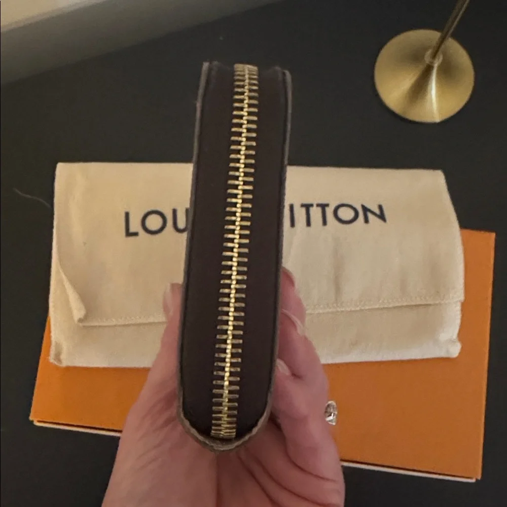 Louis Vuitton Zippy Wallet Damier Ebene Rose Ballerine - Picture 4 of 14